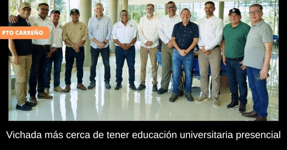 Rector de la UIS y delegados del Ministerio de Educación visitan instalaciones educativas en Vichada.