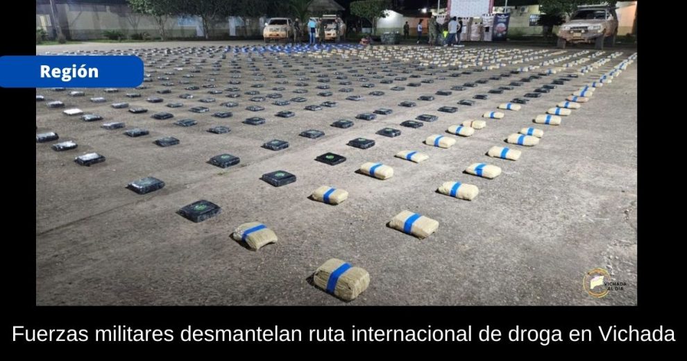 813 kilos de marihuana en Vichada